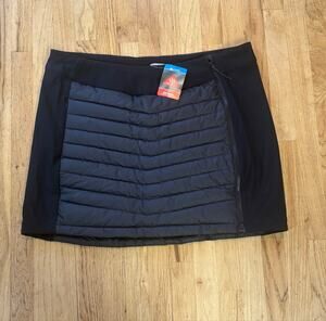 NWT Women’s Columbia Black Powder Lite II Insulated Skirt WL6822, size 20
